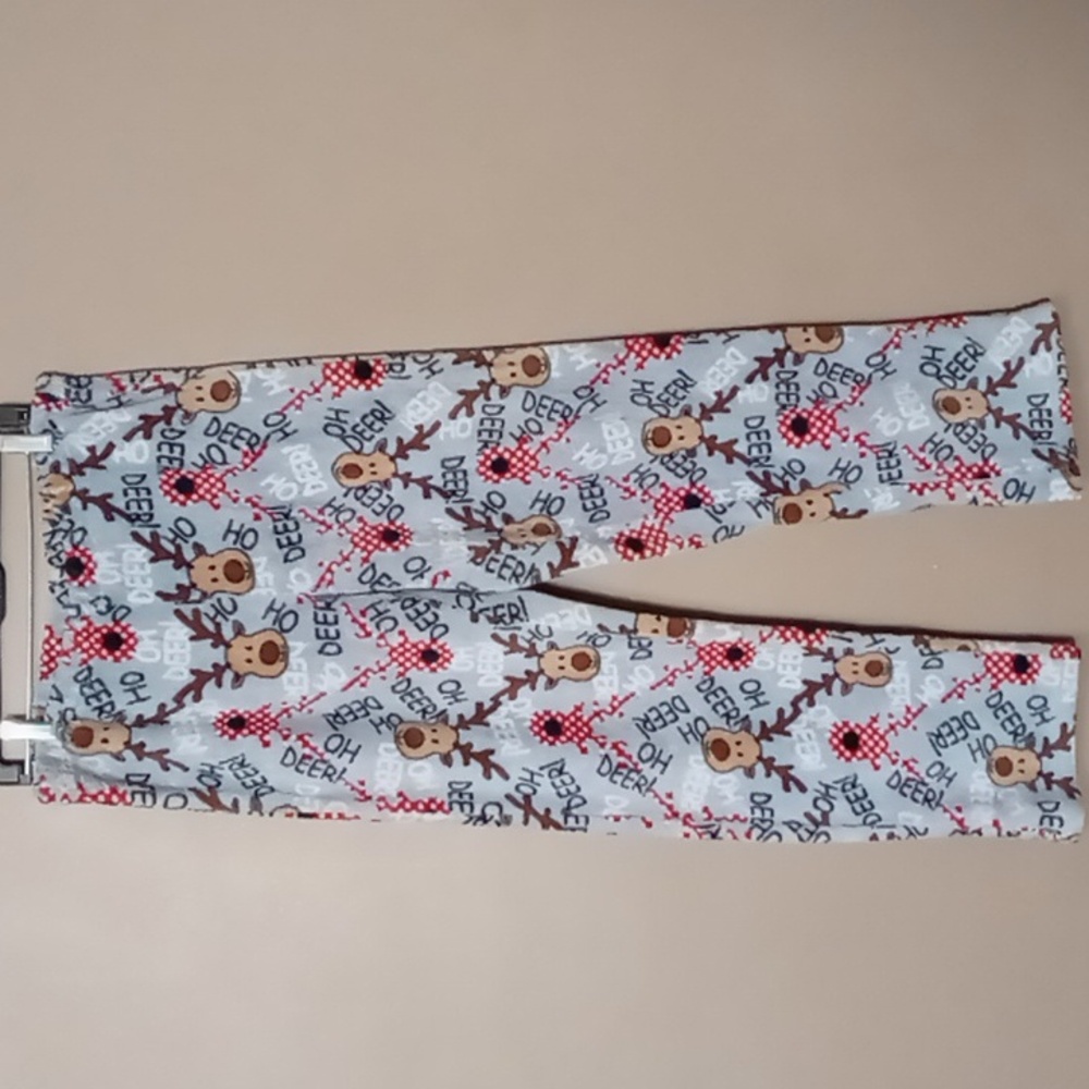 Secret Treasures Oh Deer Fuzzy Polyester Pajama Pants L (12-14)